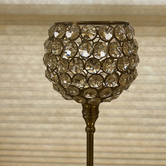 Two crystal candle stand - Picture 2 of 4